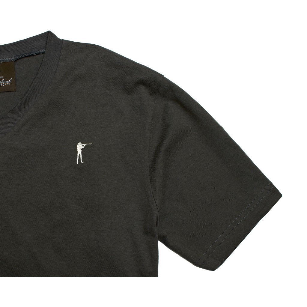The 5oz V-Neck Tee, Slate
