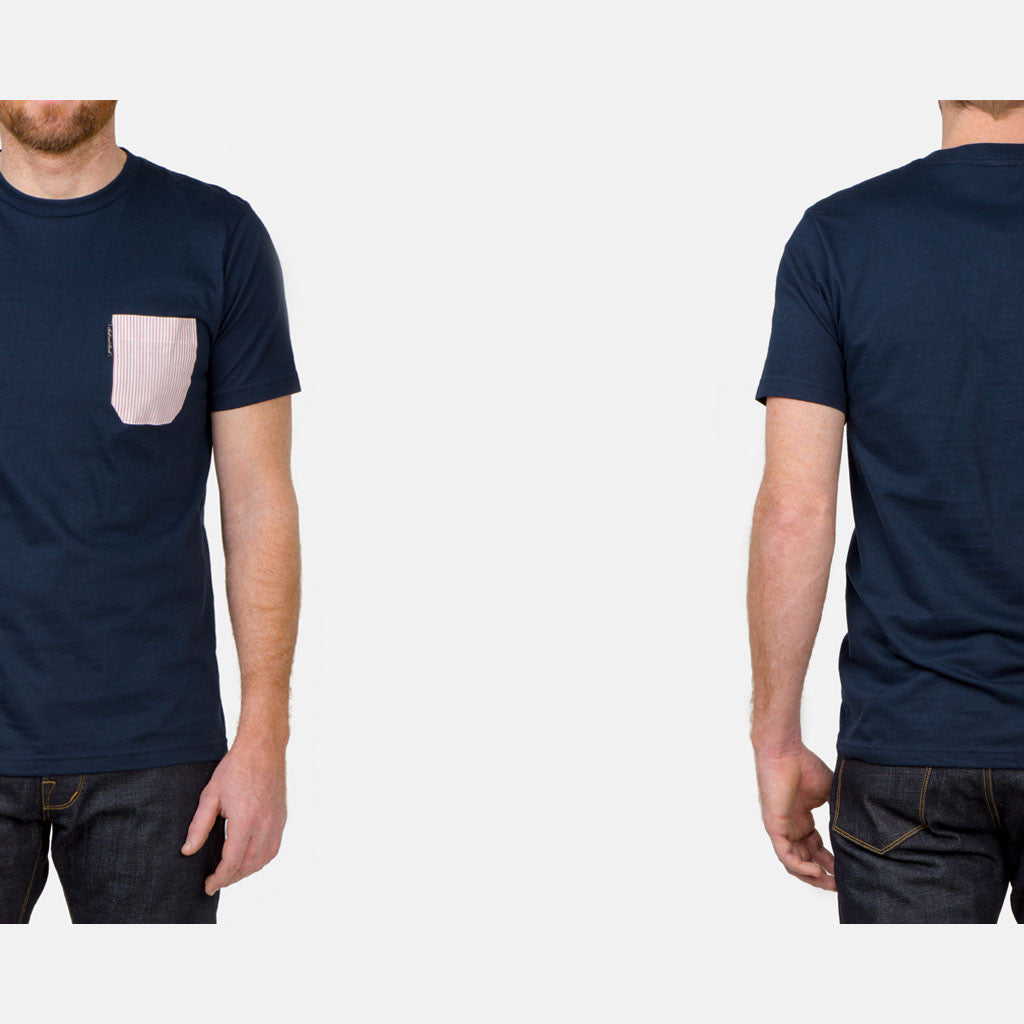 The 5oz Pocket Tee, Navy