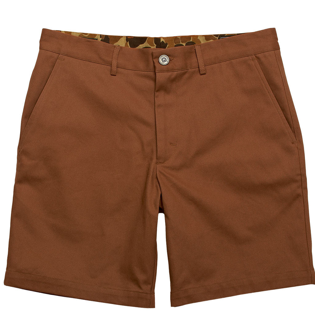 The 6 Point Short, Chino Twill, Nutmeg