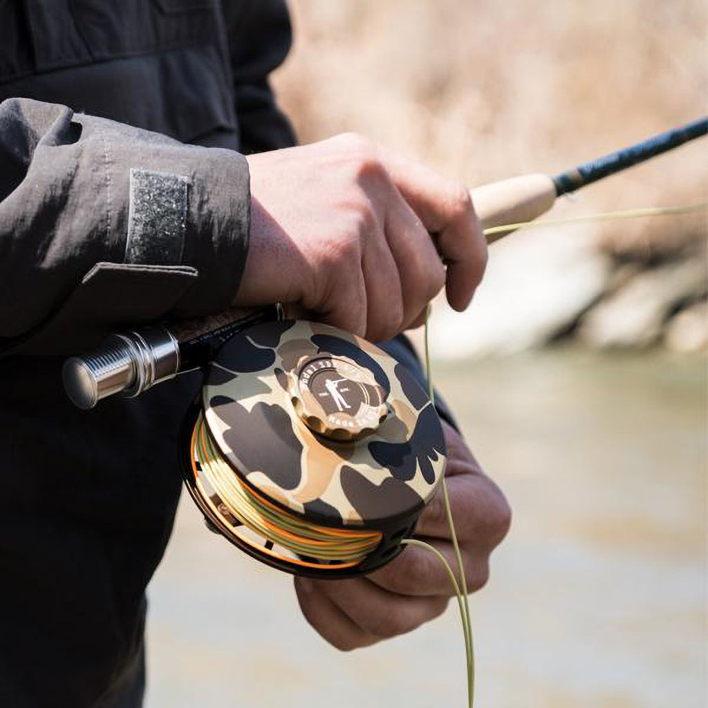 Abel x Ball and Buck Original Camo Fly Reel