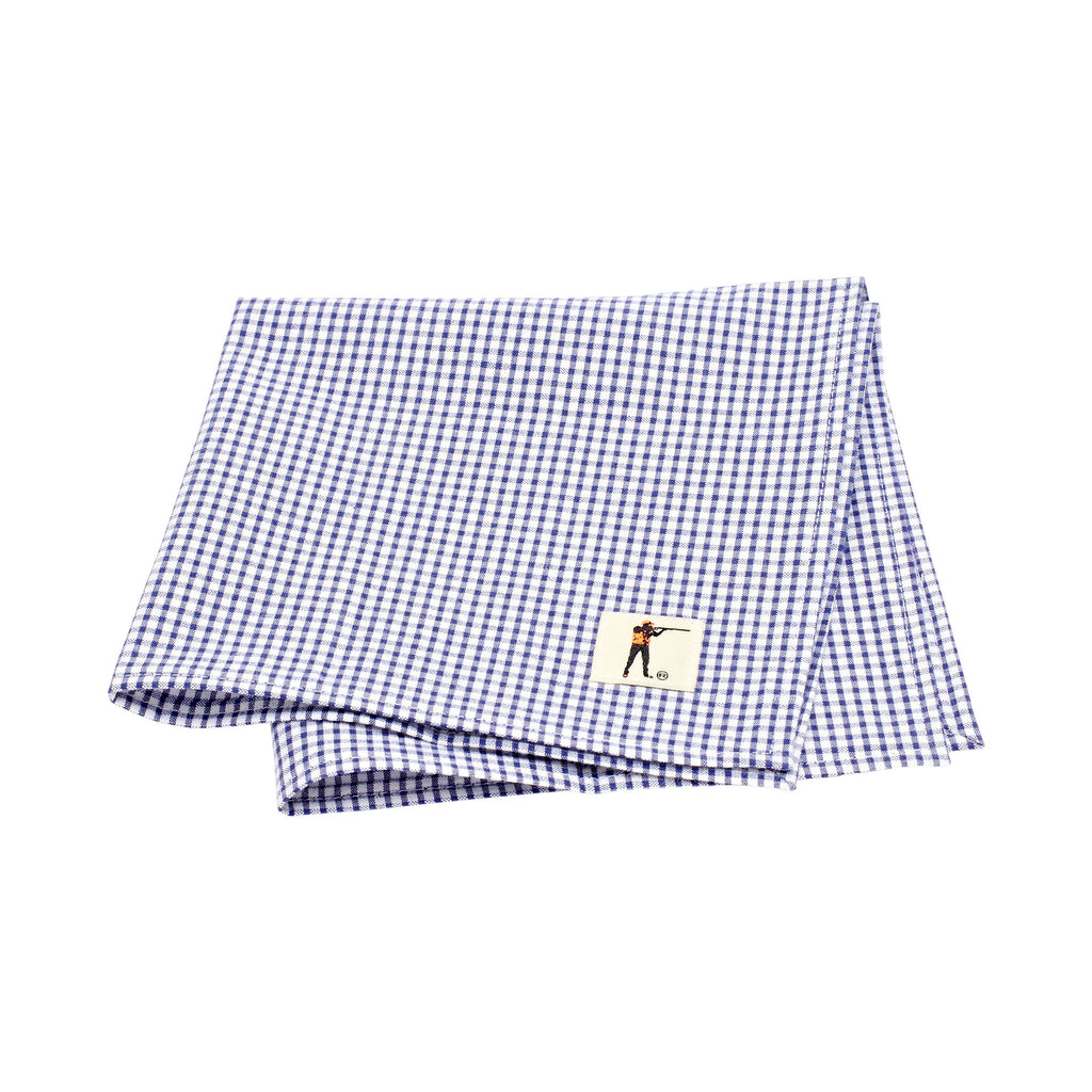 Pocket Square, Blue Gingham
