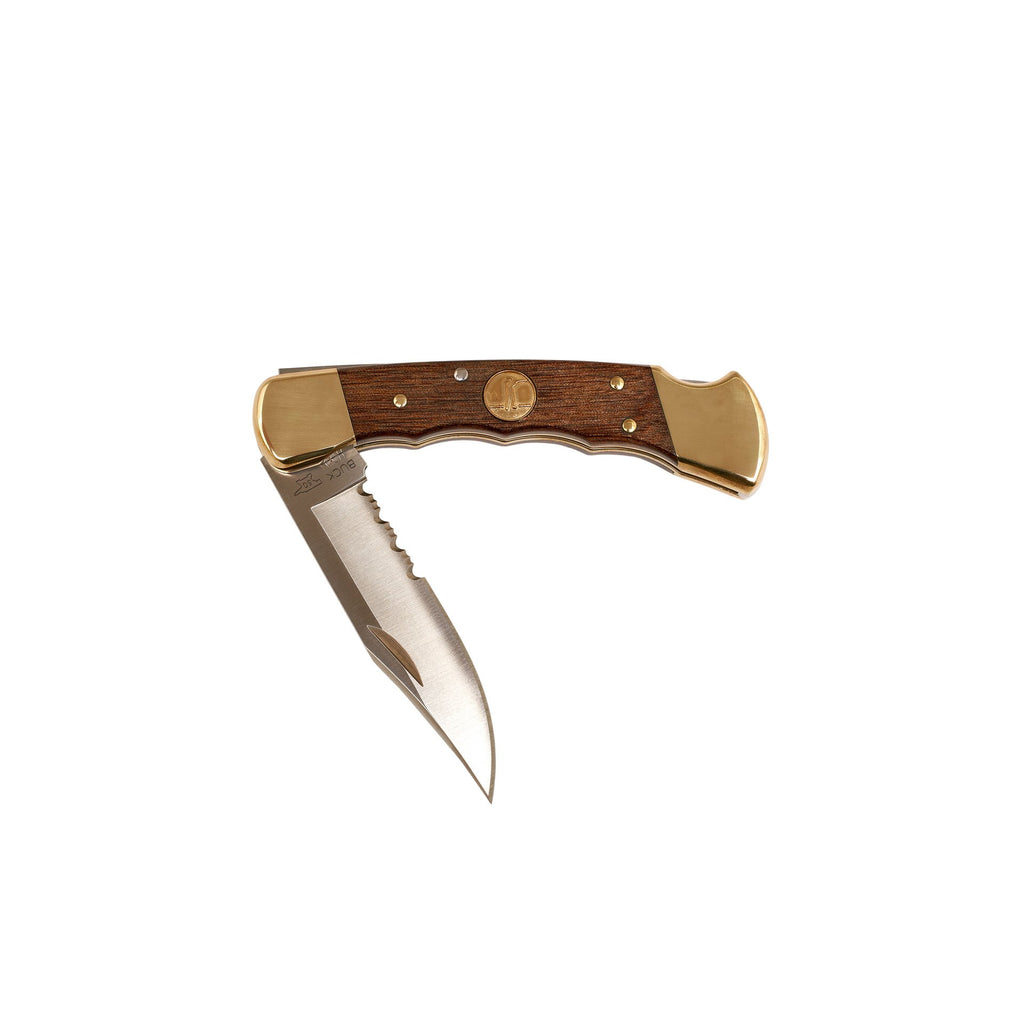Folding Hunter Knife -  Heritage Walnut