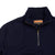 Merino Quarter Zip Sweater - Navy
