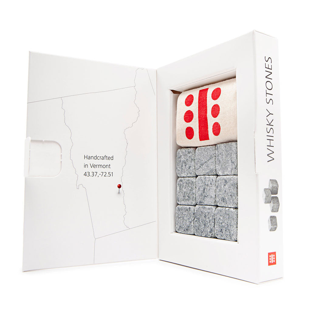 Teroforma Whisky Stones Beverage Cubes, Set of 9