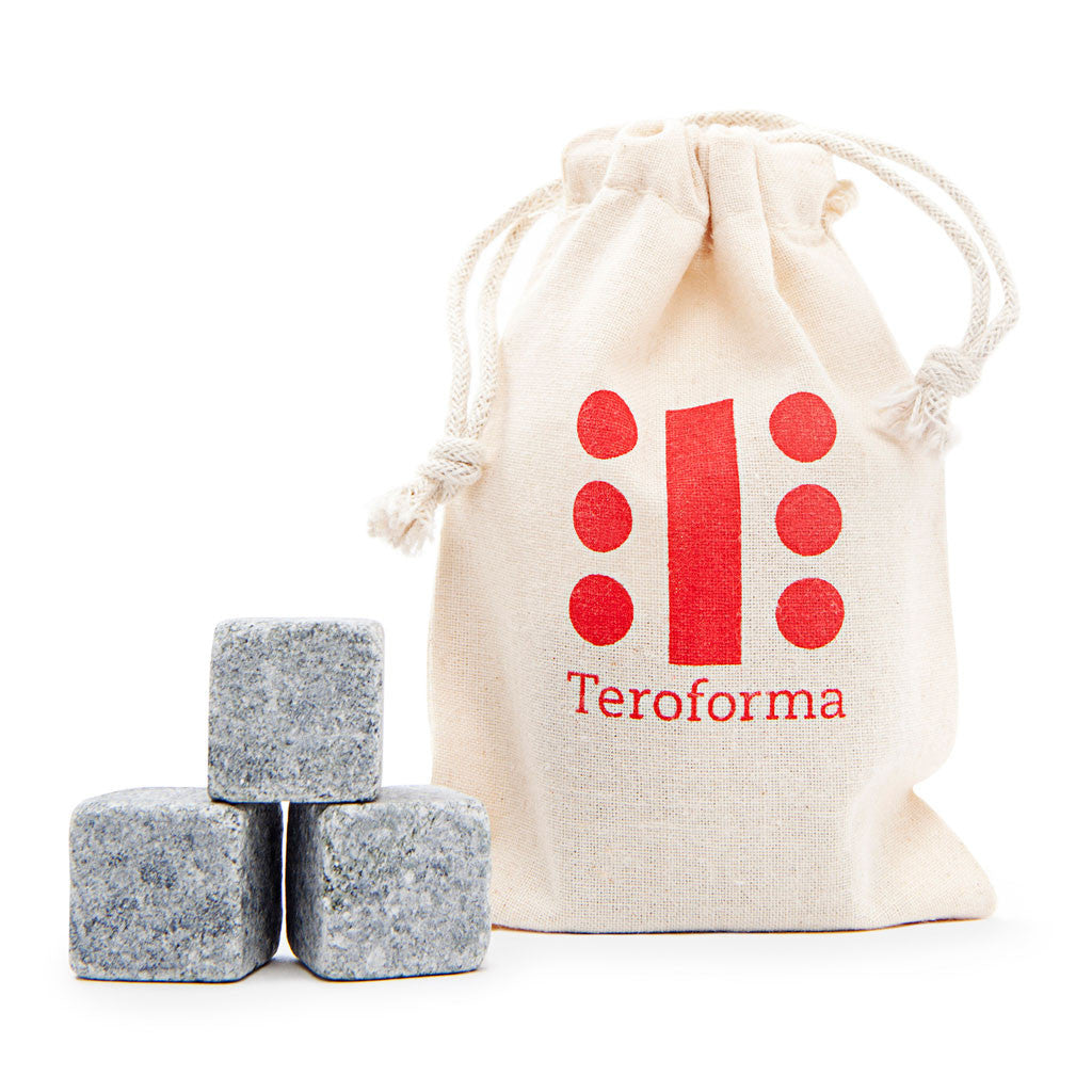 Teroforma Whisky Stones Beverage Cubes, Set of 9