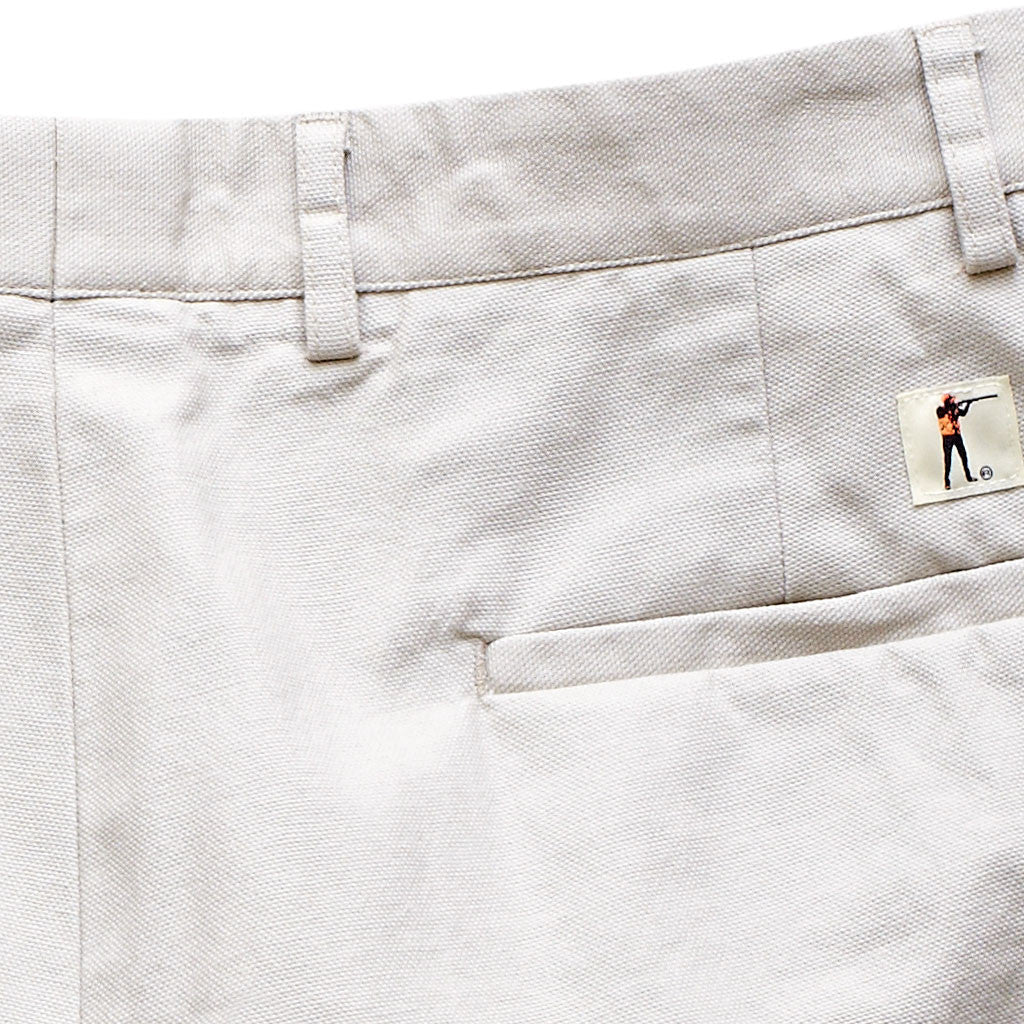 The 6 Point Duck Cotton Short, Stone