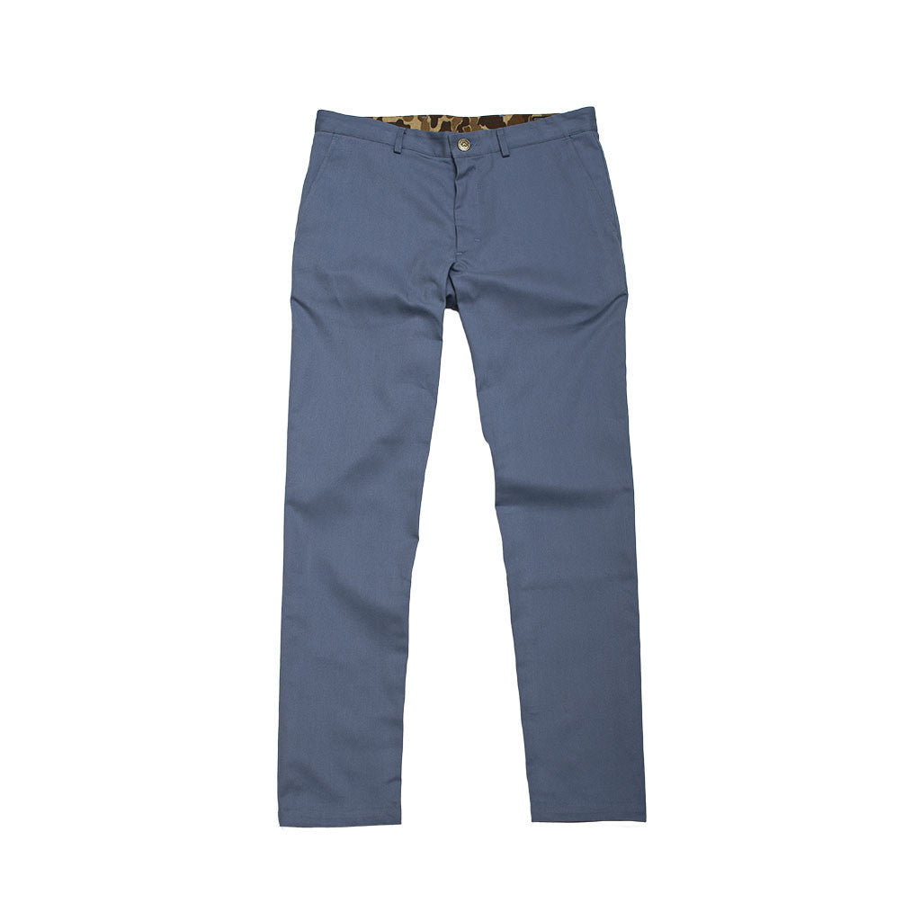 The 6 Point Pant, Sanded Chino, Cool River