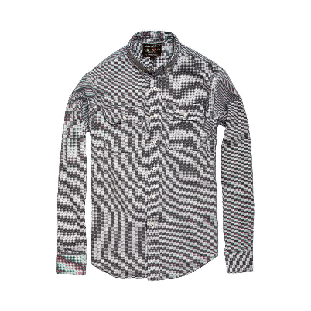 The Mariner's Shirt, Garden and Gun Stripe