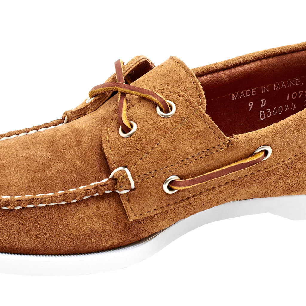 The Suede Boat Shoe, Peanut