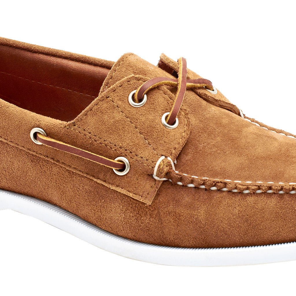 The Suede Boat Shoe, Peanut