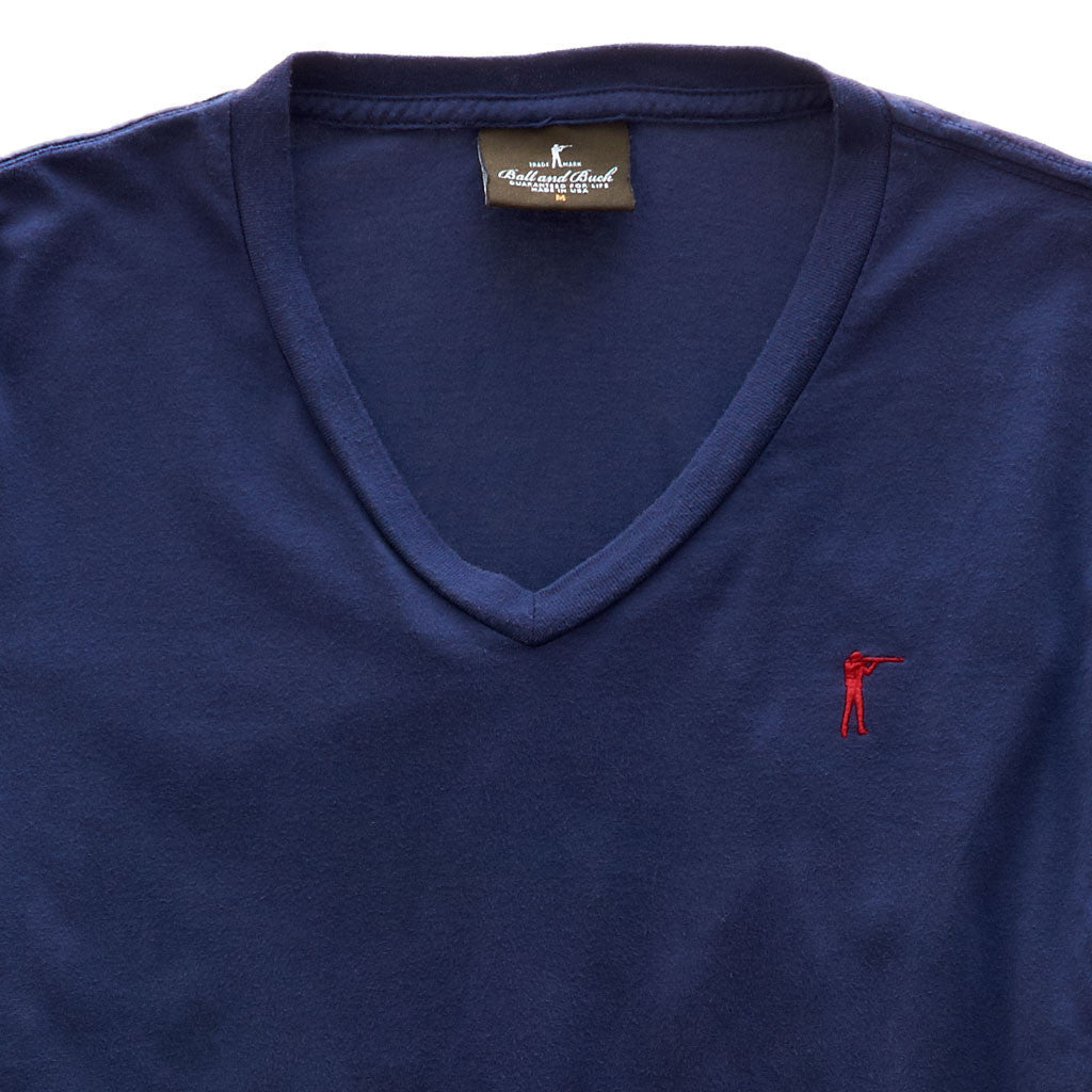 The 5oz V-Neck Tee, Navy