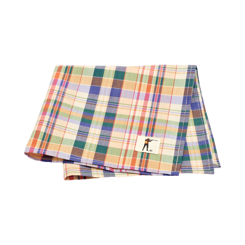 Pocket Square, Yellow/Blue Plaid