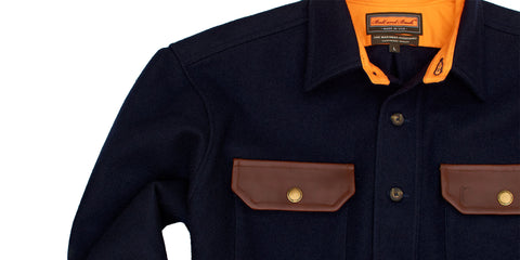 The Mariner's Overshirt, Navy - alternate image