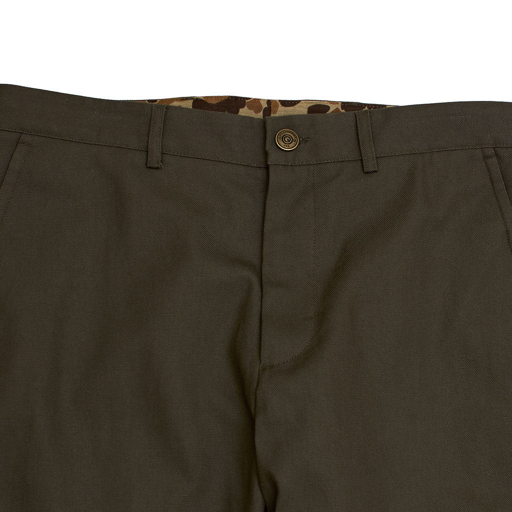The 6 Point Duck Cotton Pant, Moss
