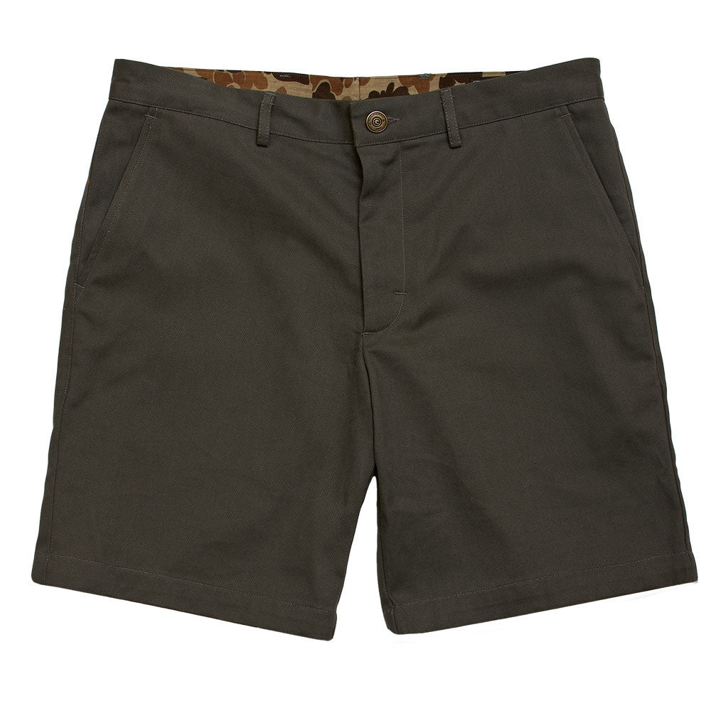 The 6 Point Short, Chino Twill, Moss