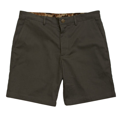 The 6 Point Short, Chino Twill, Moss