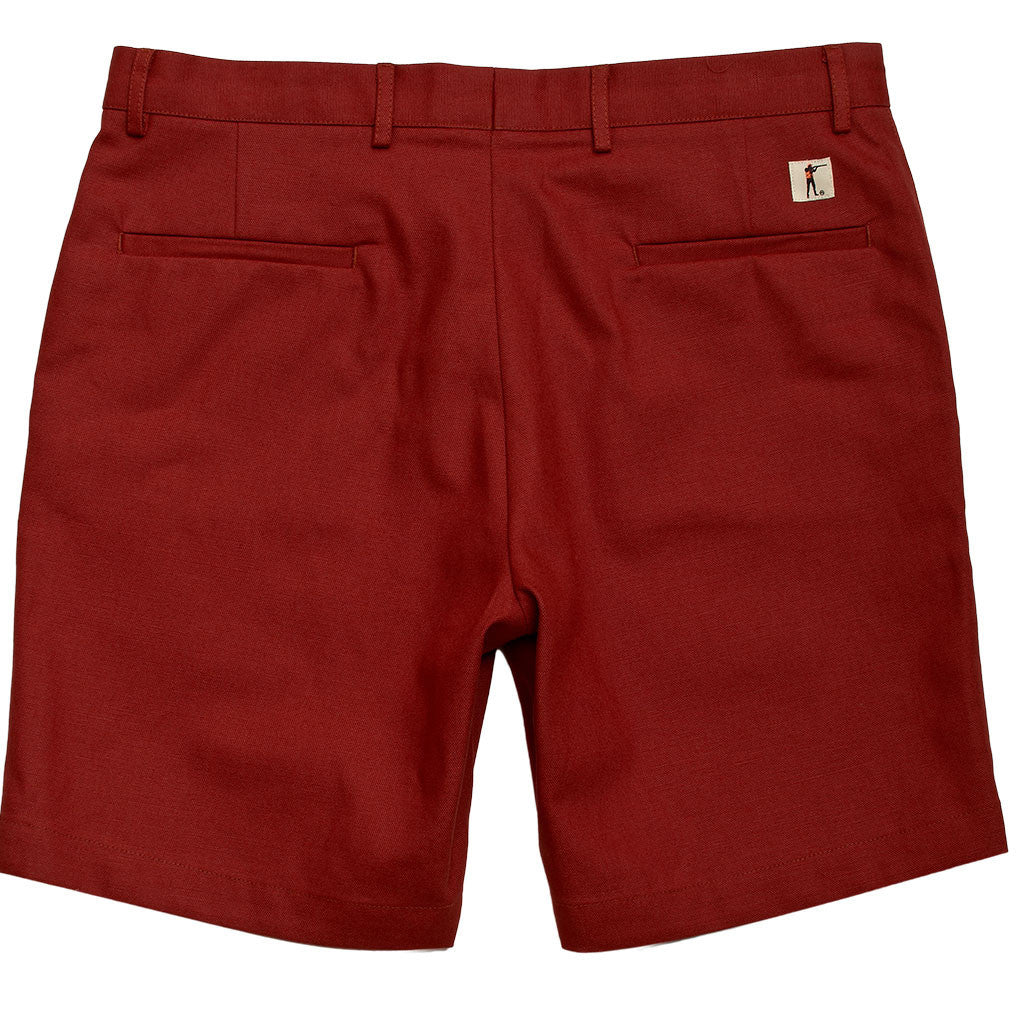 The 6 Point Duck Cotton Short, Rust