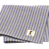 Pocket Square, Blue/Green Stripe