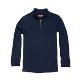 The Cotton Quarter Zip Pullover, Dark Denim