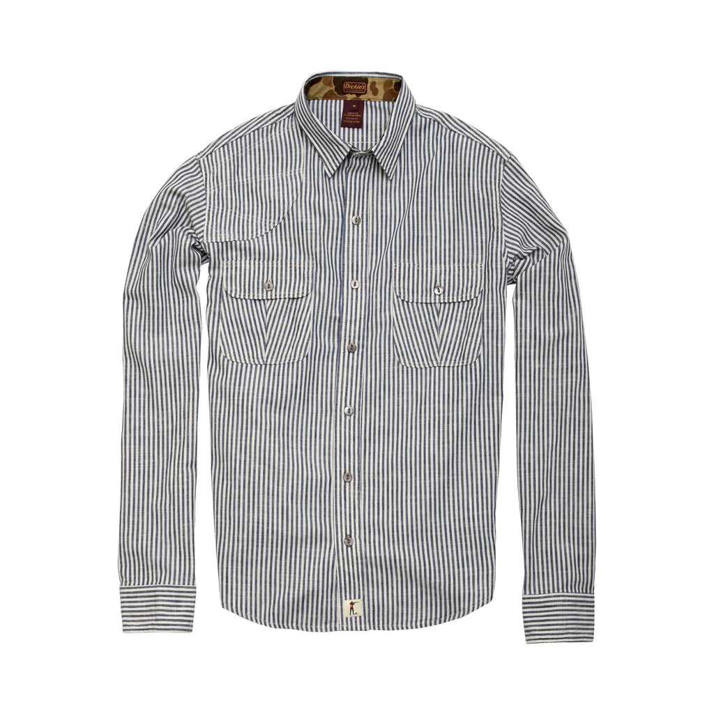 Dickies x Ball and Buck Hickory Stripe Chambray Shirt