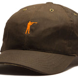 Premium Waxed Cotton Hat, Chocolate