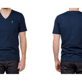 The 5oz V-Neck Roger Tee, Navy