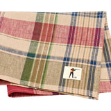 Pocket Square, Tan Plaid
