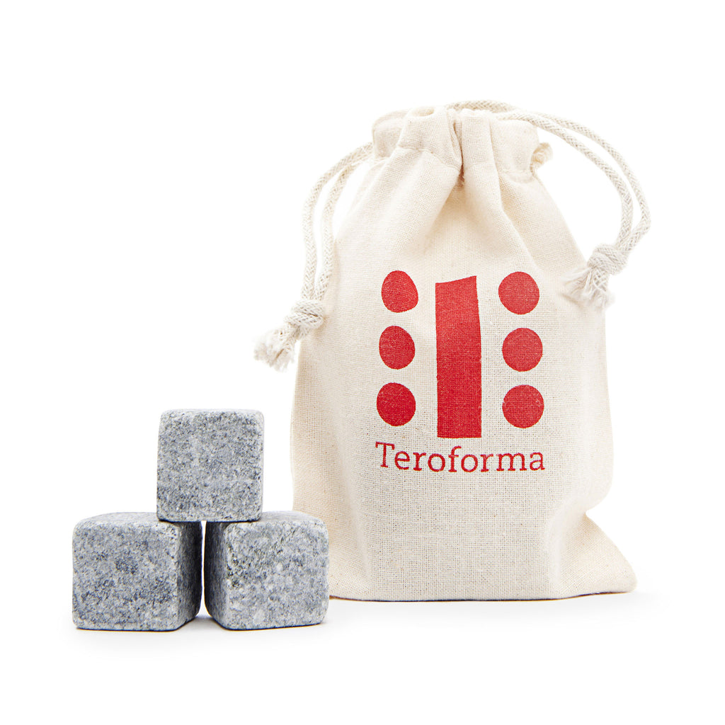 Teroforma Whisky Stones Beverage Cubes, Set of 9