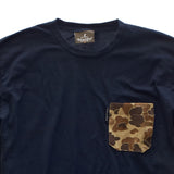 The 5oz Pocket Tee, Black / Signature Camo