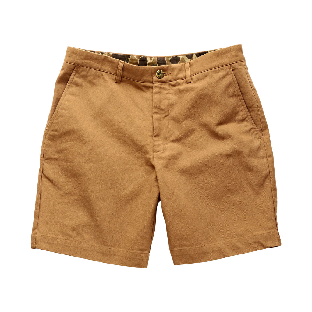 The 6 Point Duck Cotton Short, Caramel