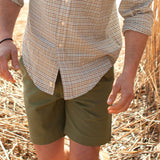The 6 Point Duck Cotton Short, Fern