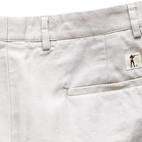 The 6 Point Duck Cotton Short, Stone
