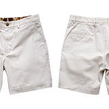 The 6 Point Duck Cotton Short, Stone