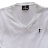 The 5oz V-Neck Roger Tee, White